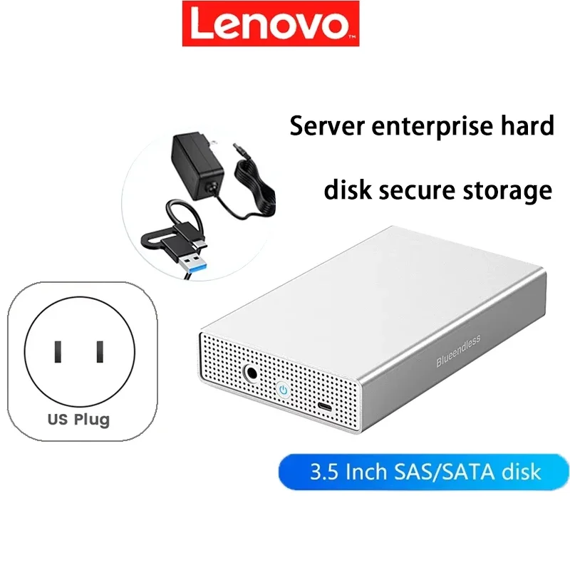 Lenovo SAS hard drive enclosure USB C to 2.5/3.5 inch SAS/SATA HDD box support max 20GB disk speed 5Gbps external hdd case
Lenovo SAS hard drive enclosure USB C to 2.5/3.5 inch SAS/SATA HDD box support max 20GB disk speed 5Gbps external hdd case
