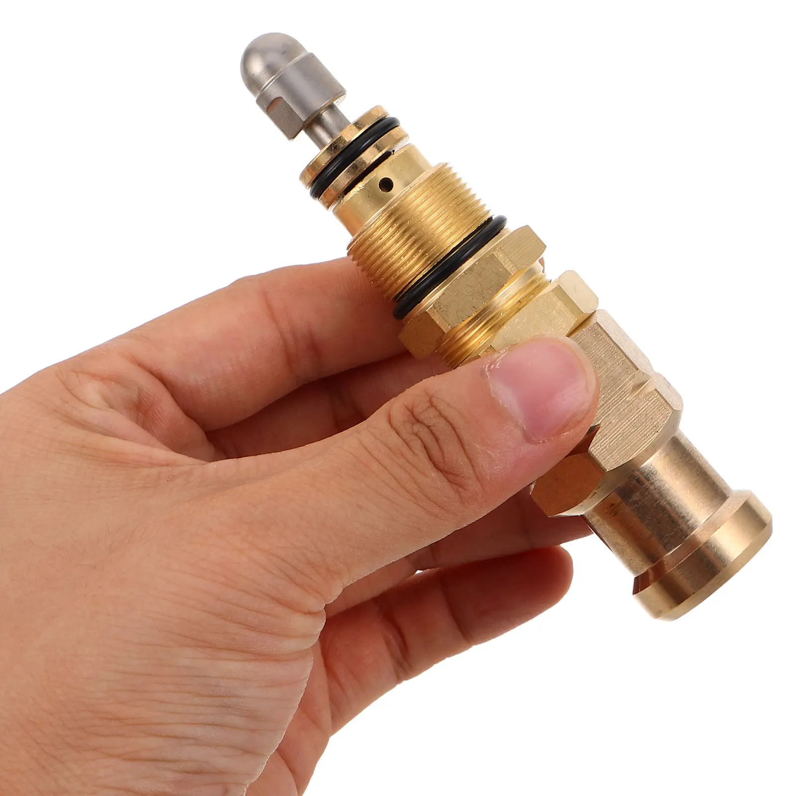 High Pressure Washer Pump Head Brass Valve Replacement 7.5kw Power Washer Pressure Regulator Car Cleaning Parts Accessories
High Pressure Washer Pump Head Brass Valve Replacement 7.5kw Power Washer Pressure Regulator Car Cleaning Parts Accessories