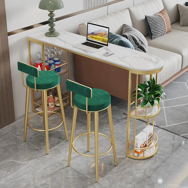 Slate bar table and chairs household living room sofa side balcony kitchen wall partition long strip tall feet simple light luxu
Slate bar table and chairs household living room sofa side balcony kitchen wall partition long strip tall feet simple light luxu