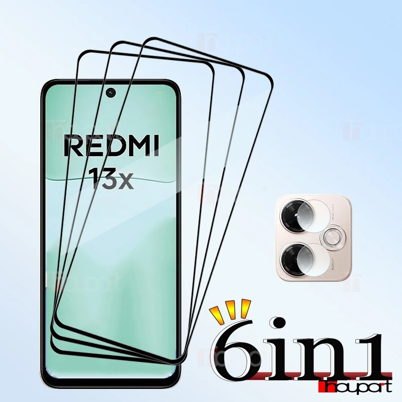 Newly Upgraded For Redmi 13X For Redmi 13 Screen Glass Protector Full Cover Film Shockproof Soft fiber Camera Lens Protector
Newly Upgraded For Redmi 13X For Redmi 13 Screen Glass Protector Full Cover Film Shockproof Soft fiber Camera Lens Protector