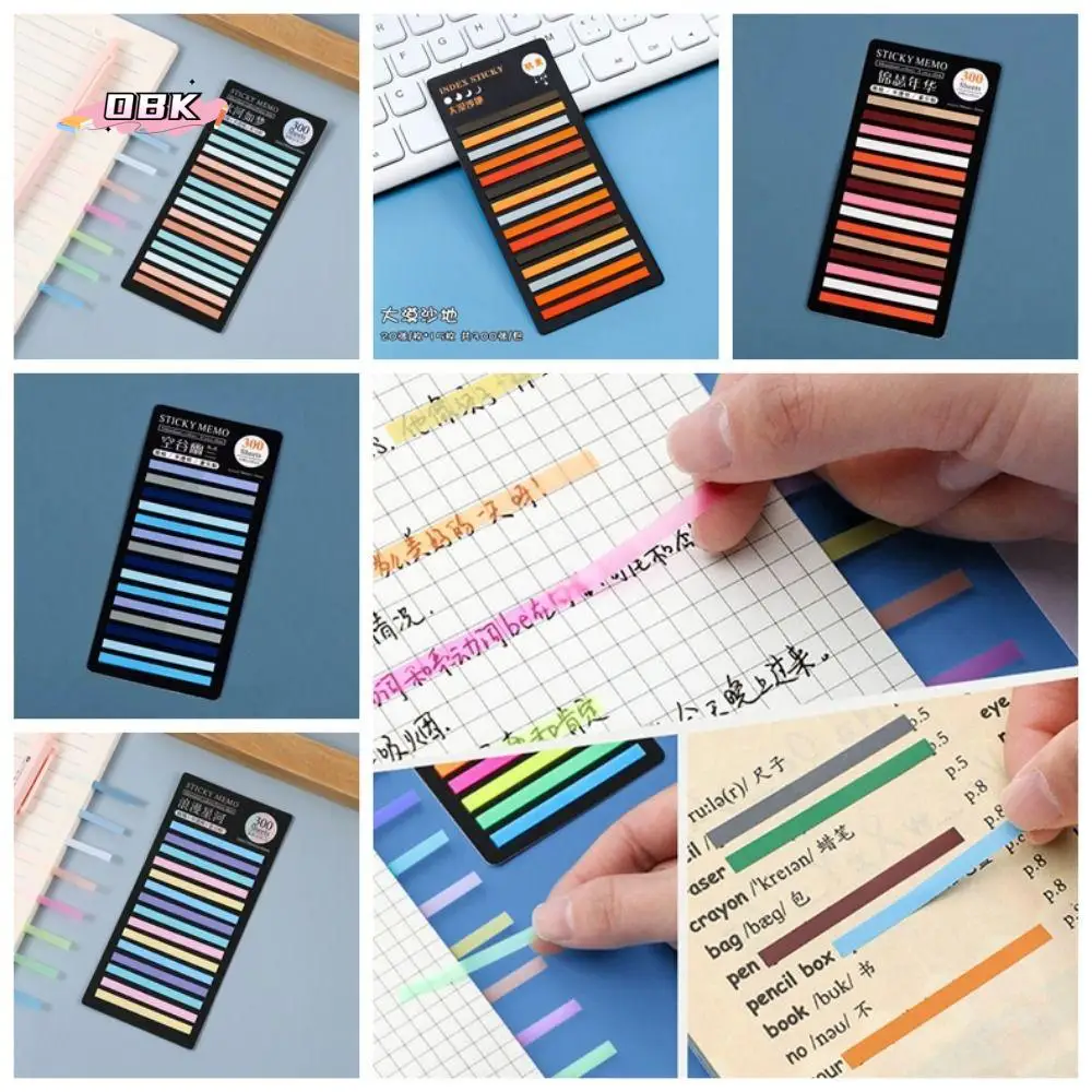 Office Supplies 300 Sheets Rainbow Index Memo Pad Stationery PET Index Stickers Kawaii Label Bookmark School
Office Supplies 300 Sheets Rainbow Index Memo Pad Stationery PET Index Stickers Kawaii Label Bookmark School