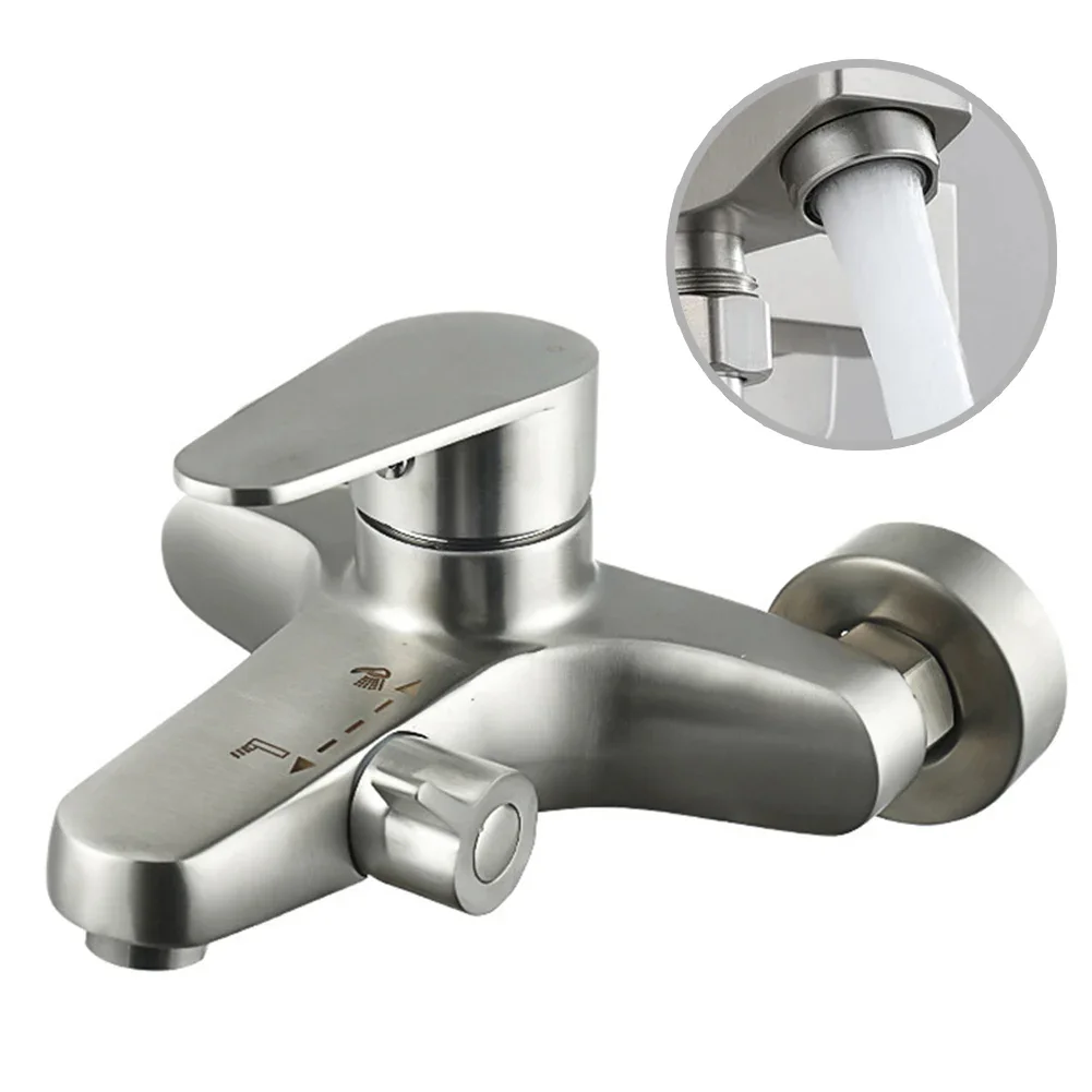 Bathroom Shower Faucet Walls Mounted Stainless Steel Mixer Tap Hot Cold Water Mixer Triple Shower Tap Bathroom Bathtub Faucets
Bathroom Shower Faucet Walls Mounted Stainless Steel Mixer Tap Hot Cold Water Mixer Triple Shower Tap Bathroom Bathtub Faucets