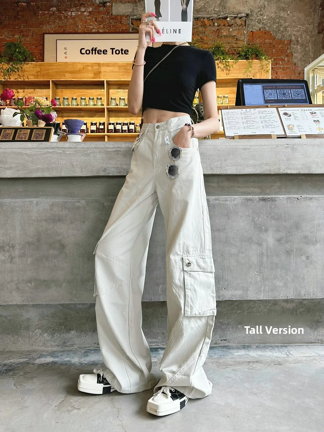 Длинные джинсы с высокой талией и широкими штанинами, женские осенне-зимние свободные брюки прямого кроя длиной до пола
Длинные джинсы с высокой талией и широкими штанинами, женские осенне-зимние свободные брюки прямого кроя длиной до пола