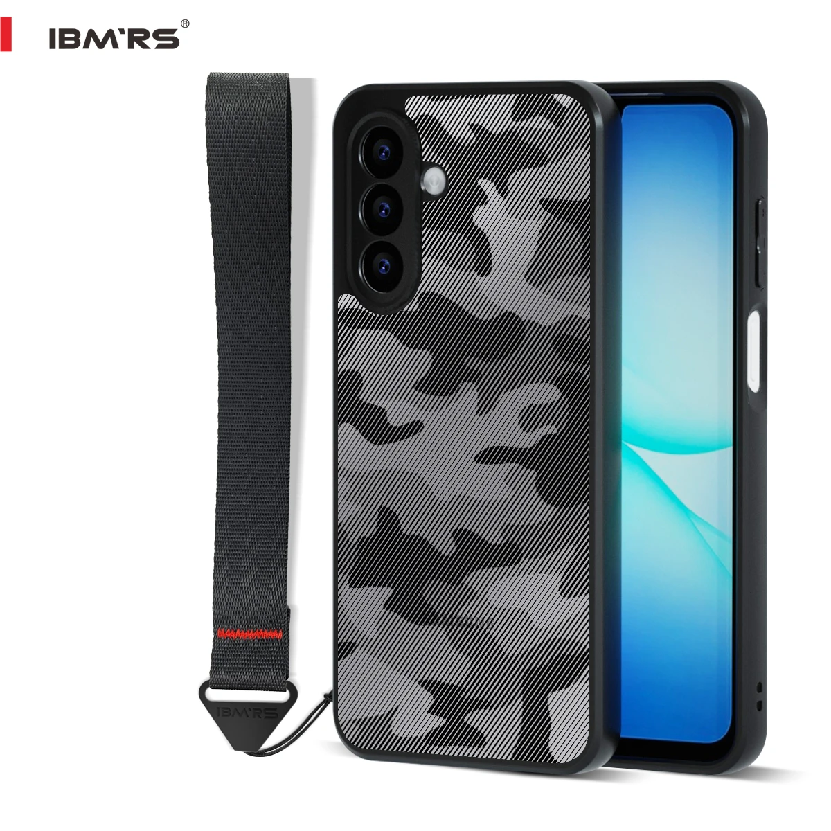 IBMRS for Samsung Galaxy A57 Case, Camouflage Shockproof Cover with Wrist Strap, PC+TPU Dual Layer Heavy Duty
IBMRS for Samsung Galaxy A57 Case, Camouflage Shockproof Cover with Wrist Strap, PC+TPU Dual Layer Heavy Duty