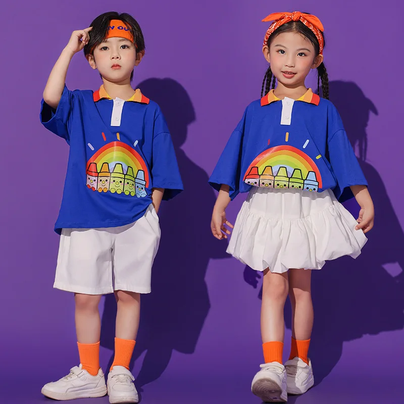 Summer Child Dance Clothes Jazz Ballroom Costumes 4 Girls Boys Hip Hop Dancing Competition Show Stage Outfit T Shirt Pants Skirt
Summer Child Dance Clothes Jazz Ballroom Costumes 4 Girls Boys Hip Hop Dancing Competition Show Stage Outfit T Shirt Pants Skirt