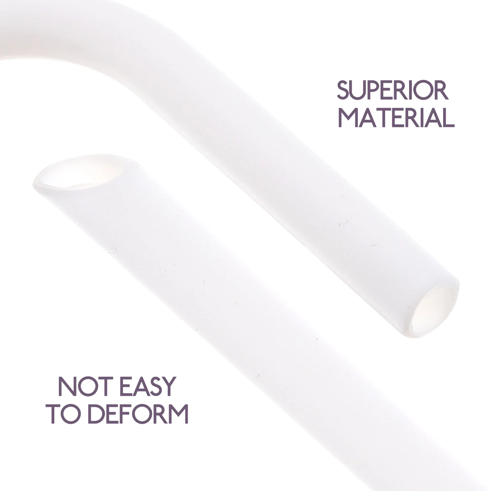 Silicone Straw Set Reusable Household Soft Flexible Drinking Straws Decorative Portable Cute For Party Wine Coffee Smoothie
Silicone Straw Set Reusable Household Soft Flexible Drinking Straws Decorative Portable Cute For Party Wine Coffee Smoothie