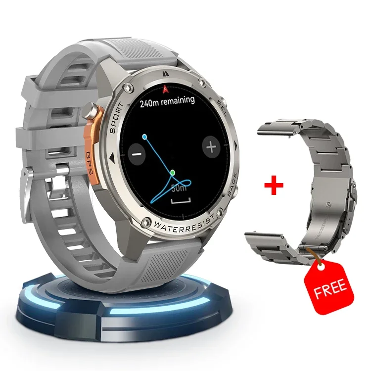 DM56 Fitness Tracker Bracelet 1.43inch AMOLED Screen Sport GPS Smart Watch Men BT Call Altitude Compass Android Smartwatch
DM56 Fitness Tracker Bracelet 1.43inch AMOLED Screen Sport GPS Smart Watch Men BT Call Altitude Compass Android Smartwatch