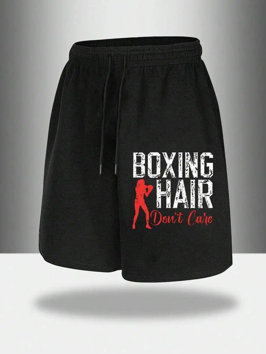 Mens Boxing Gym Shorts Black Athletic Training Shorts With Graphic Print Elastic Waist For Workout Casual Wear
Mens Boxing Gym Shorts Black Athletic Training Shorts With Graphic Print Elastic Waist For Workout Casual Wear