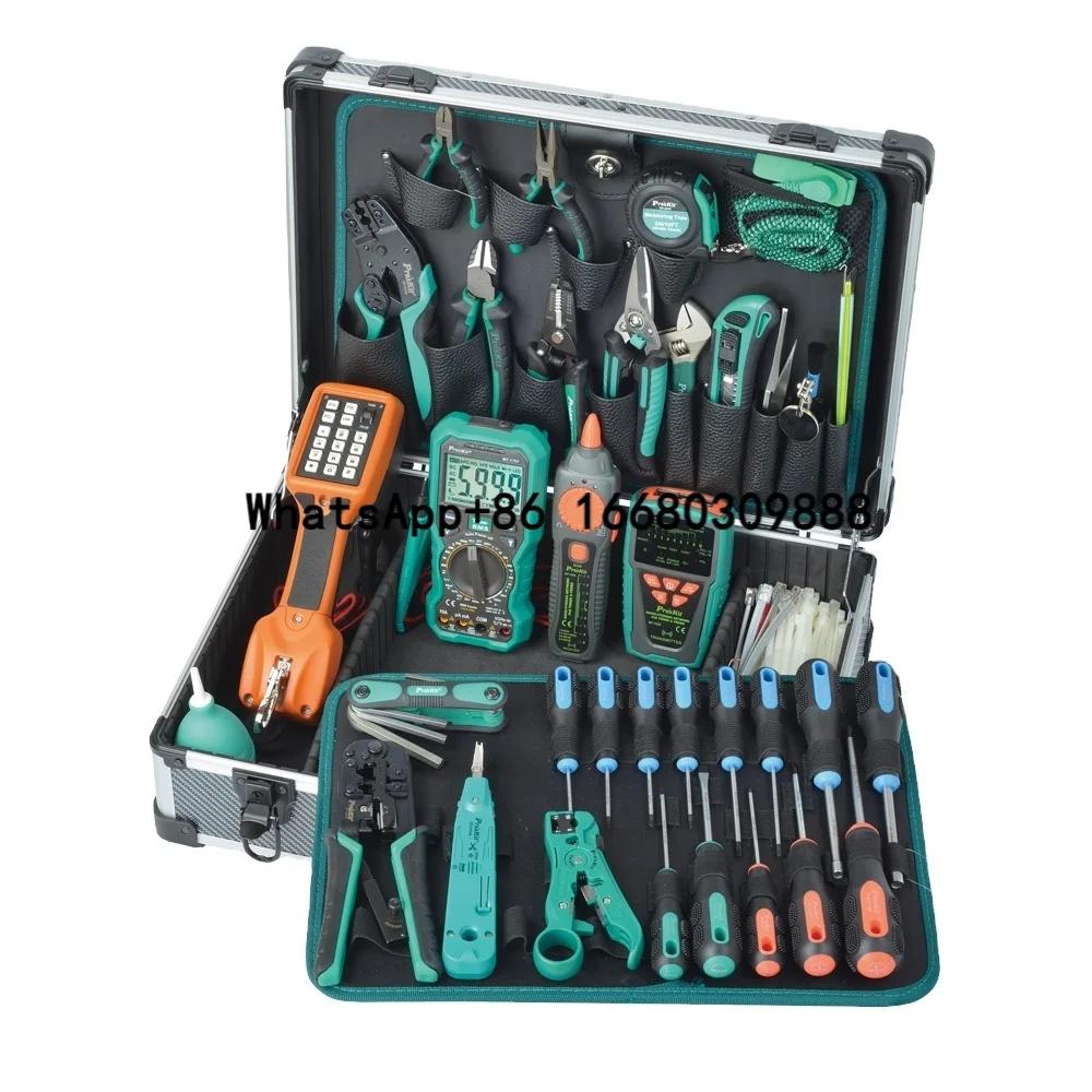 PK-1938M2 Telecom Network Tool Kit Is Designed for Installation and Maintenance of Computer and Network Monitoring Systems
PK-1938M2 Telecom Network Tool Kit Is Designed for Installation and Maintenance of Computer and Network Monitoring Systems