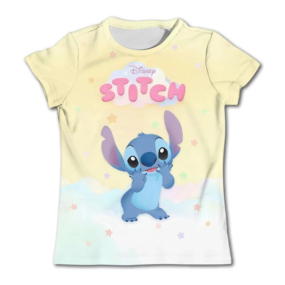 Summer Disney Kids Casual T Shirts Boys and Girls Sports Shirt Stitch 3D Print T-shirt Cartoon Children's Short Sleeve Tee Tops
Summer Disney Kids Casual T Shirts Boys and Girls Sports Shirt Stitch 3D Print T-shirt Cartoon Children's Short Sleeve Tee Tops