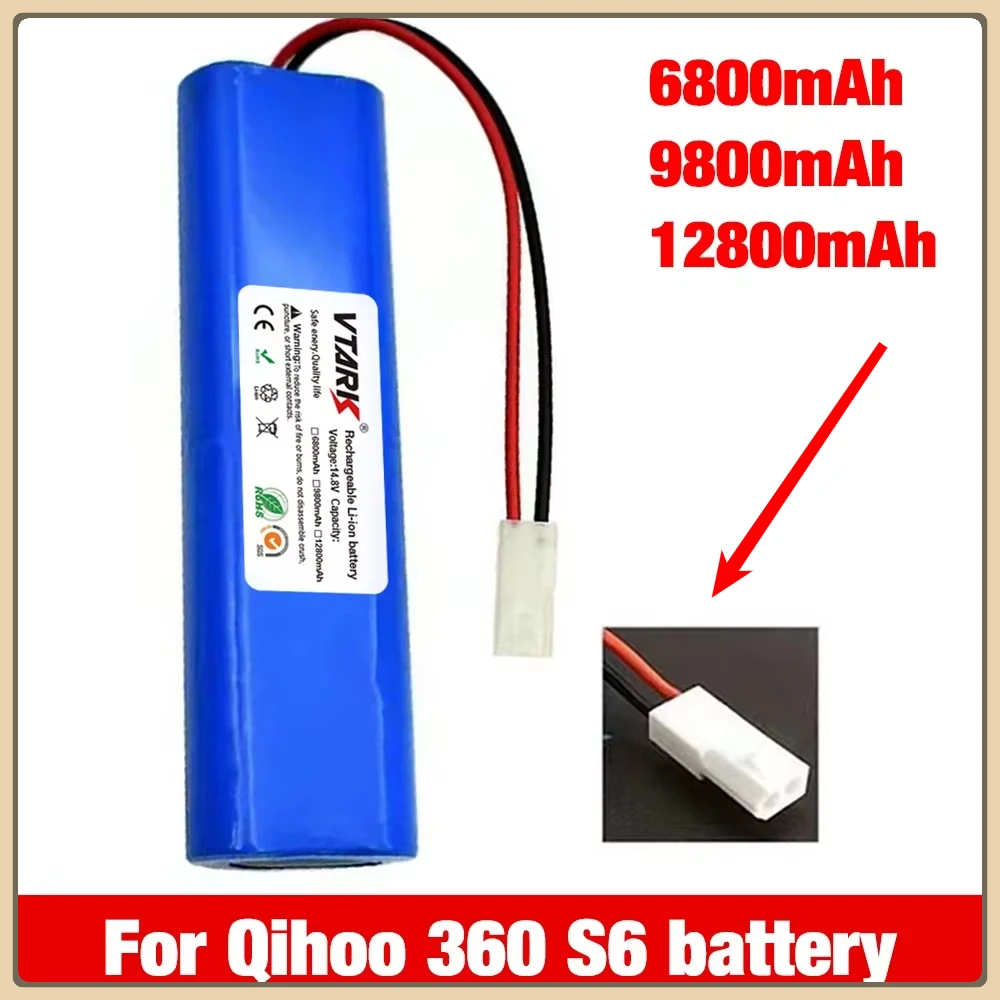 2025 New14.4V 12800mAh 100% New Original Battery Pack Used for The Qihoo 360 S6 Robot Vacuum Cleaner of Components
2025 New14.4V 12800mAh 100% New Original Battery Pack Used for The Qihoo 360 S6 Robot Vacuum Cleaner of Components