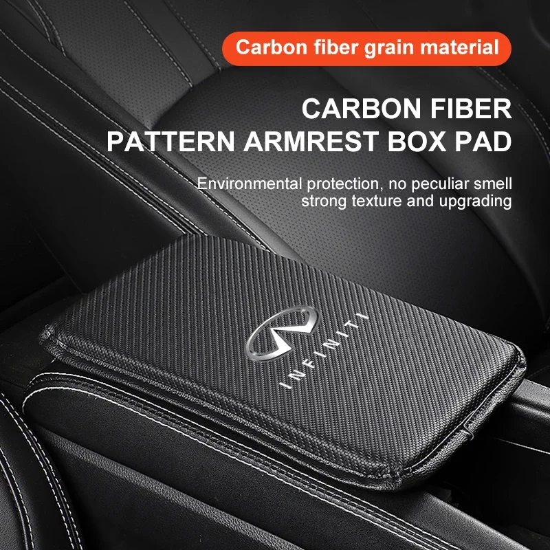 Car Armrest Box Mats Leather Center Console Covers Interior Accessories For C FX35 Q50 Q30 ESQ QX50 QX60 QX70 EX JX35 G35 G37
Car Armrest Box Mats Leather Center Console Covers Interior Accessories For C FX35 Q50 Q30 ESQ QX50 QX60 QX70 EX JX35 G35 G37