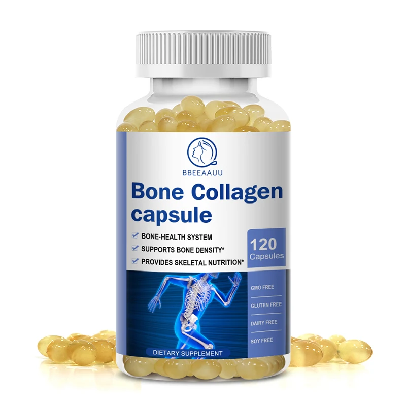 BBEEAAUU Bone Collagen Capsule Support Bone and Joint Health Osteoporosis Promote Flexible Action Strengthen Nails and Skin
BBEEAAUU Bone Collagen Capsule Support Bone and Joint Health Osteoporosis Promote Flexible Action Strengthen Nails and Skin