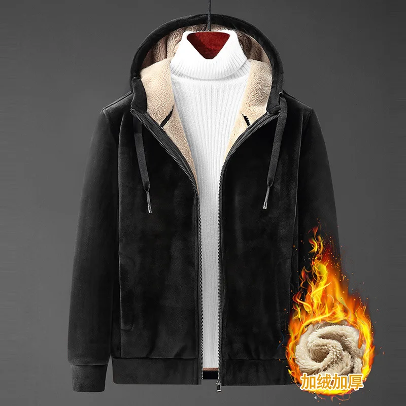 Casual Loose Warm 8XL Sweatshirts Lamb Fleece Lined Hooded Jacket Sportswear Cardigan Sweatshirt for Men Autumn Winter Jackets
Casual Loose Warm 8XL Sweatshirts Lamb Fleece Lined Hooded Jacket Sportswear Cardigan Sweatshirt for Men Autumn Winter Jackets