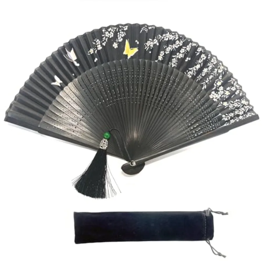 Small Hand Fans for Women Foldable Chinese Silk Bamboo Fans Japanese Vintage Fan for Cool, Decor, Stage Performances, Festive C
Small Hand Fans for Women Foldable Chinese Silk Bamboo Fans Japanese Vintage Fan for Cool, Decor, Stage Performances, Festive C