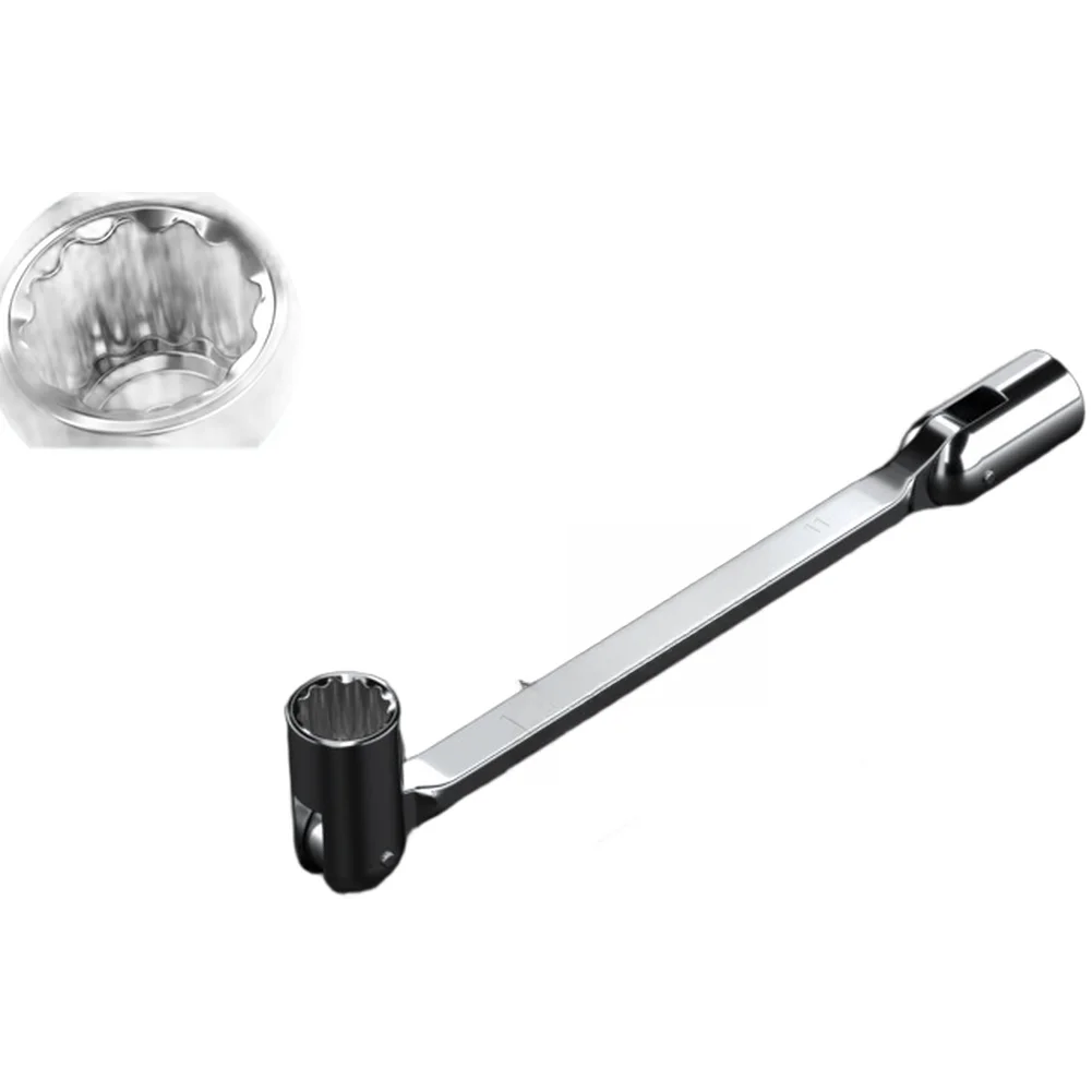 Double Head Swivel Socket Wrench Set Chrome Vanadium Steel 8-19mm Flexible Automotive Repair Tool Hand Wrenches
Double Head Swivel Socket Wrench Set Chrome Vanadium Steel 8-19mm Flexible Automotive Repair Tool Hand Wrenches