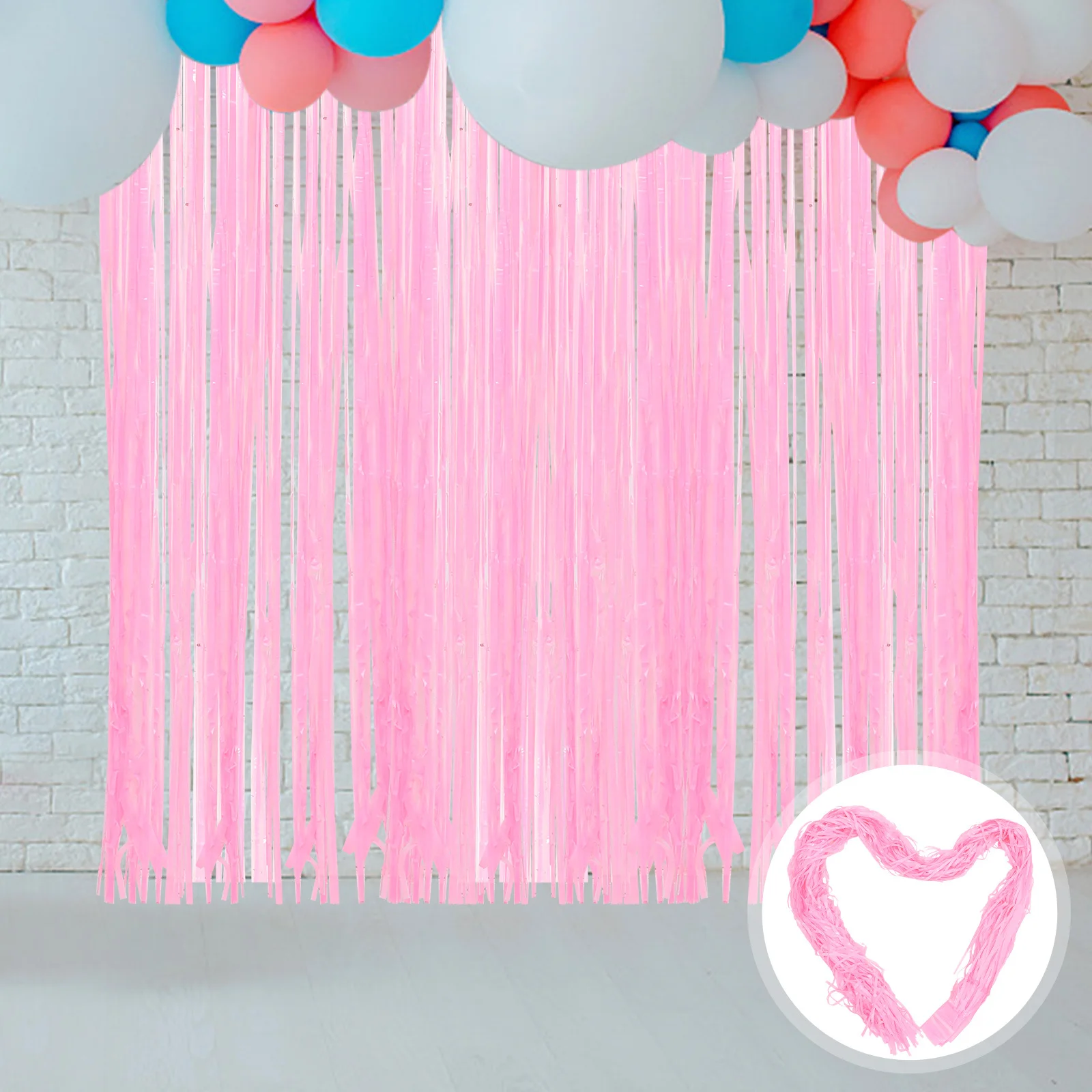 4pcs Foil Fringe Curtains Party Decoration Background Photo Props Birthday Streamers Bachelorette Decorations For Women
4pcs Foil Fringe Curtains Party Decoration Background Photo Props Birthday Streamers Bachelorette Decorations For Women