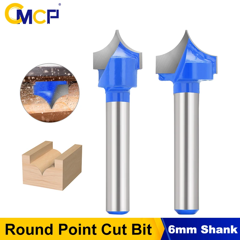 CMCP 1pc 6mm Shank Round Nose Bits Round Point Cut Bit Shaker Sharp Cutter Carbide Milling Cutter CNC Tools For Woodworking
CMCP 1pc 6mm Shank Round Nose Bits Round Point Cut Bit Shaker Sharp Cutter Carbide Milling Cutter CNC Tools For Woodworking