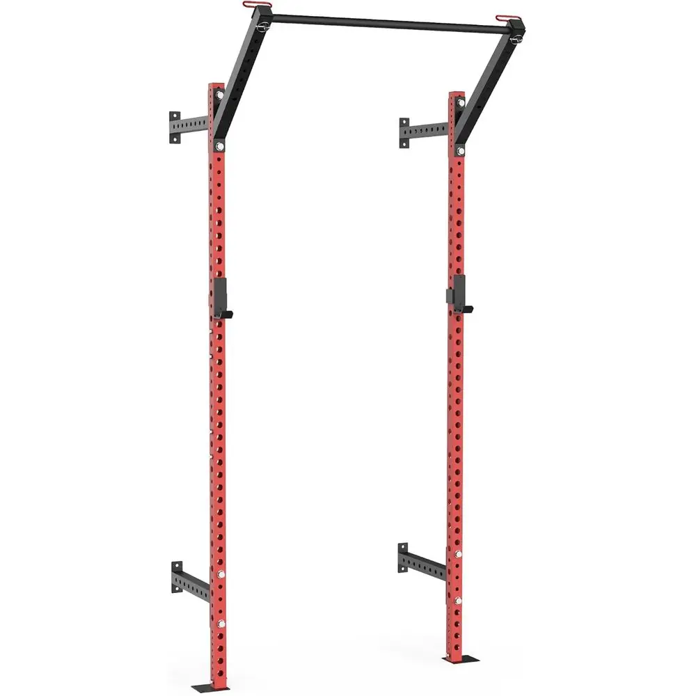 79 Wall-Mounted Squat Rack with J-Cups & Adjustable Pull-Up Bar - 750lb Capacity Exercise Stand
79 Wall-Mounted Squat Rack with J-Cups & Adjustable Pull-Up Bar - 750lb Capacity Exercise Stand