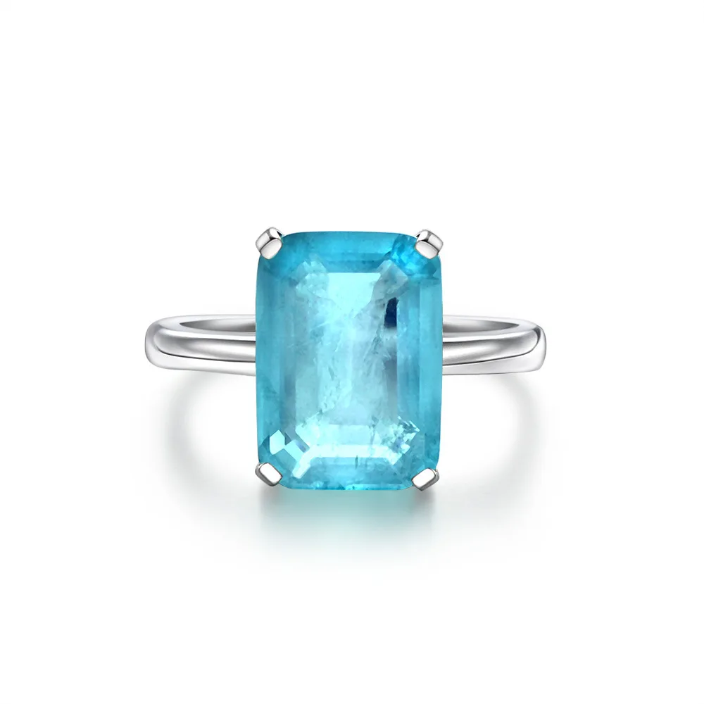 7-carat Emerald Ring 10 * 14 Synthetic Paraiba Minimalist Women's Ring New Wedding Jewelry
7-carat Emerald Ring 10 * 14 Synthetic Paraiba Minimalist Women's Ring New Wedding Jewelry