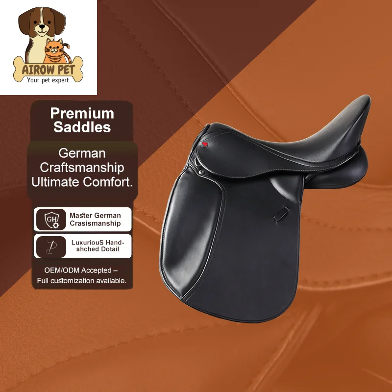 Comfort Horse Saddle English Dressage Saddle Flora Leather Lightweight Deep Seat Flexible Riding
Comfort Horse Saddle English Dressage Saddle Flora Leather Lightweight Deep Seat Flexible Riding