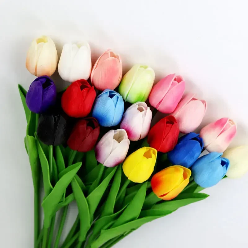 4PCS PU Tulip Artificial Flower Real Touch Artificial Bouquet Fake Flower for Wedding Decoration Flowers Home Garden Decor
4PCS PU Tulip Artificial Flower Real Touch Artificial Bouquet Fake Flower for Wedding Decoration Flowers Home Garden Decor