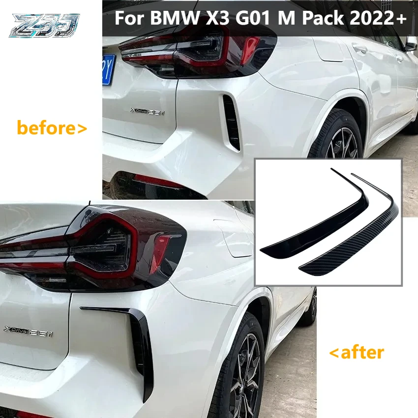 For BMW X3 G01 M Pack 2022+ Rear bumper decorative strip
For BMW X3 G01 M Pack 2022+ Rear bumper decorative strip
