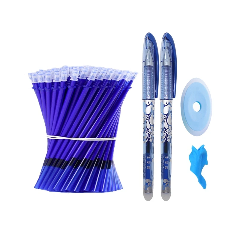 54 Pcs Erasable Gel Pen Set Refills 0.5mm Washable Handle Magic Erasable Ball Pens for School Writing Pen Stationery
54 Pcs Erasable Gel Pen Set Refills 0.5mm Washable Handle Magic Erasable Ball Pens for School Writing Pen Stationery