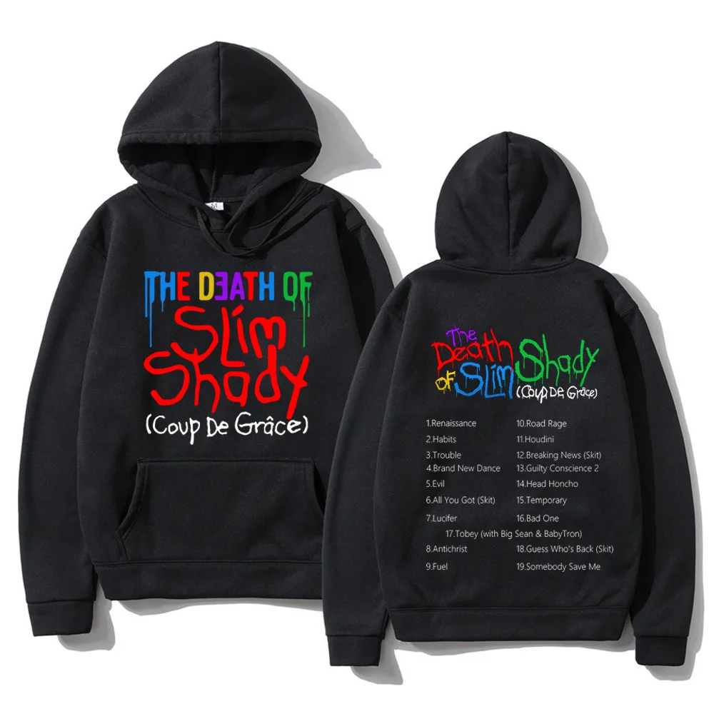 Eminem The Death of Slim Shady Renaissance Hoodie Fashion Men Harajuku Harajuku Hoodies Unisex Autumn Winter Hooded Sweatshirts
Eminem The Death of Slim Shady Renaissance Hoodie Fashion Men Harajuku Harajuku Hoodies Unisex Autumn Winter Hooded Sweatshirts