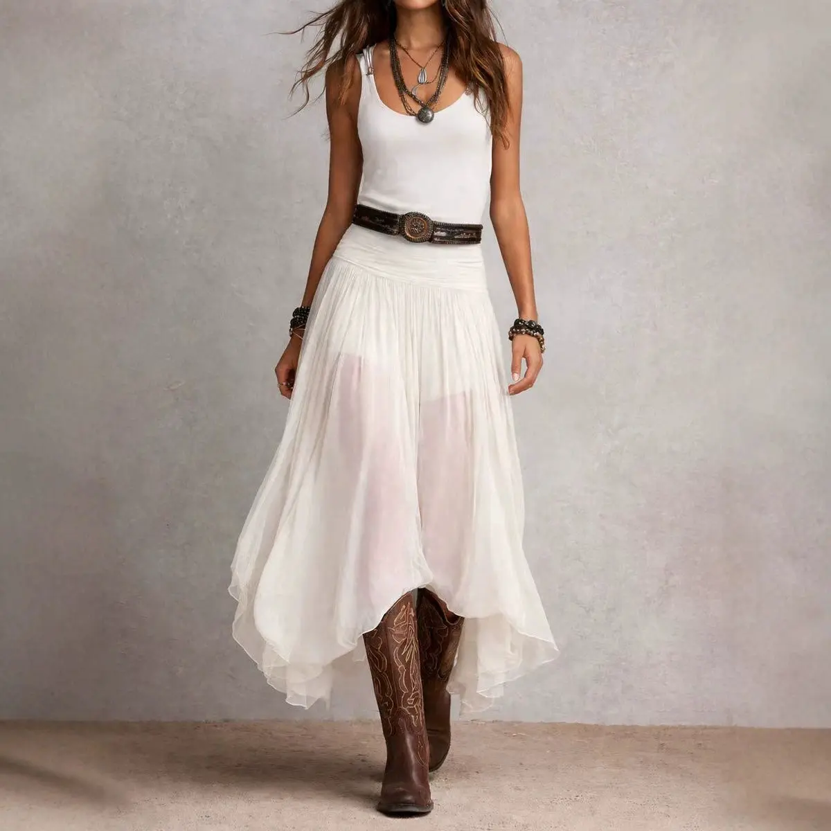 2026 Summer Sling Long Dress Women Mesh Splicing High Waist Slim Fit Boho Dress Elegant Casual Vacation Party Maxi Dresses
2026 Summer Sling Long Dress Women Mesh Splicing High Waist Slim Fit Boho Dress Elegant Casual Vacation Party Maxi Dresses
