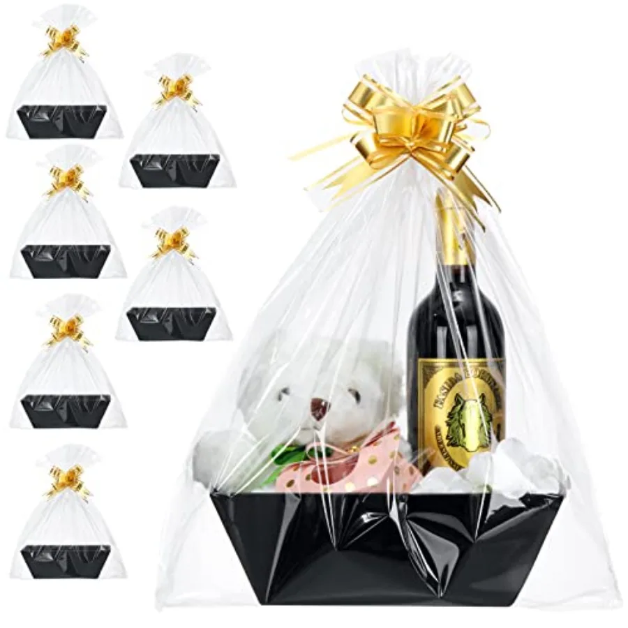 6 Pack Baskets for Gifts Empty To Fill Kraft Empty Gift Basket Kit Bulk with Handle 6 Wrap Bag 10 Pull Bow DIY for Christmas We
6 Pack Baskets for Gifts Empty To Fill Kraft Empty Gift Basket Kit Bulk with Handle 6 Wrap Bag 10 Pull Bow DIY for Christmas We