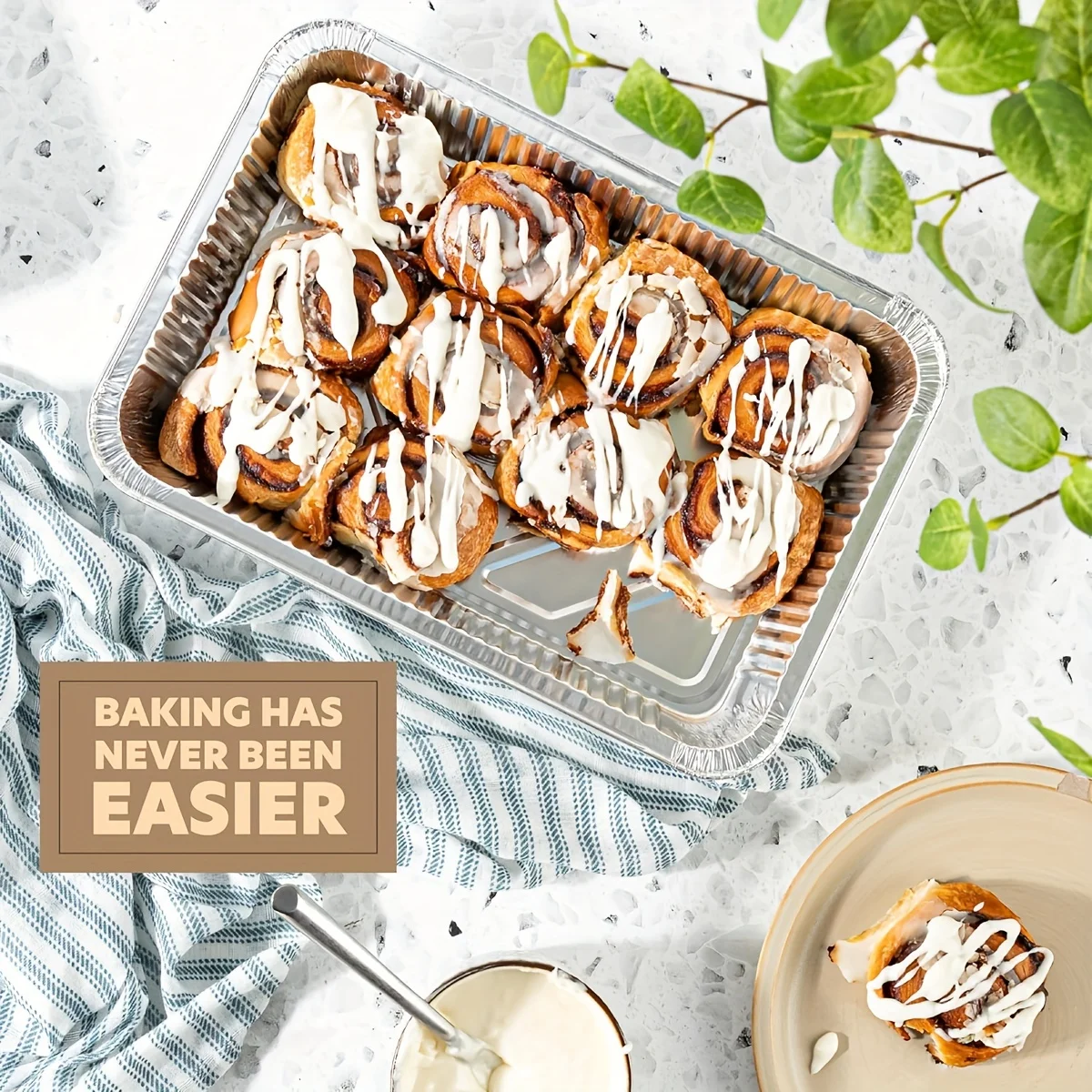 25pcs 12.5x10.25"Aluminum Pans with Lids, Heavy Duty 4 Lb Foil Pans for Baking And Cooking
25pcs 12.5x10.25"Aluminum Pans with Lids, Heavy Duty 4 Lb Foil Pans for Baking And Cooking