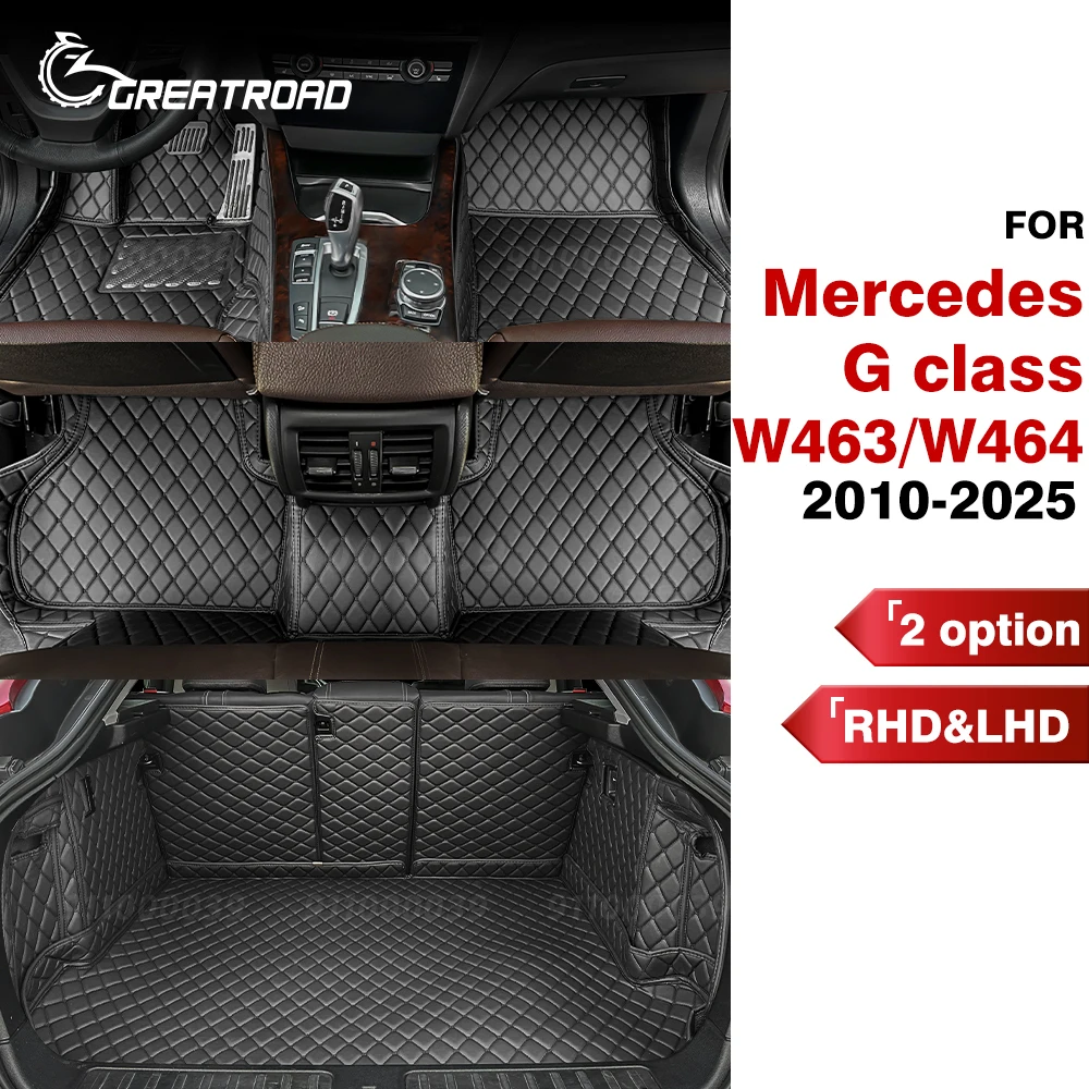 For Mercedes Benz G class W463 W46(4-Door)2010-2025 Custom Car Floor Mat Trunk Mat Automobile Carpet Cover Interior Accessories
For Mercedes Benz G class W463 W46(4-Door)2010-2025 Custom Car Floor Mat Trunk Mat Automobile Carpet Cover Interior Accessories