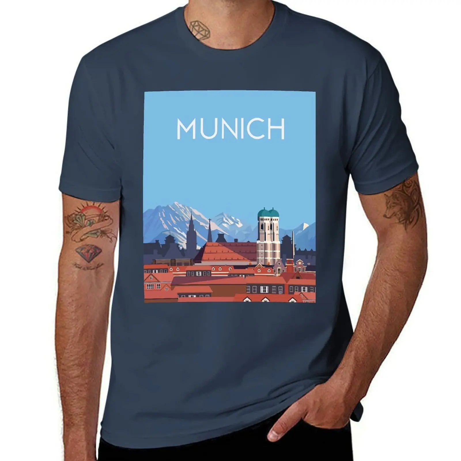 Munich cityscapetravel poster T-Shirt Christmas Theme Tee Top
Munich cityscapetravel poster T-Shirt Christmas Theme Tee Top