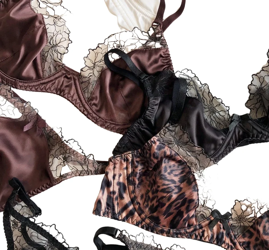 French Ultra Thin Women Lingerie Set Sexy Satin Lace Splicing Comfort Bras Leopard Print KUCLUT Bra and Thong Sets Underwear
French Ultra Thin Women Lingerie Set Sexy Satin Lace Splicing Comfort Bras Leopard Print KUCLUT Bra and Thong Sets Underwear
