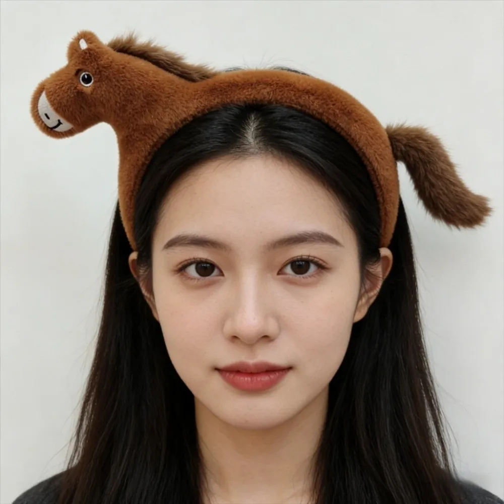 Unisex Sweet Mascot Plush Headband Cartoon Soft Horse Hair Hoop New Year Plush Pony Doll Headpiece Photo Props
Unisex Sweet Mascot Plush Headband Cartoon Soft Horse Hair Hoop New Year Plush Pony Doll Headpiece Photo Props
