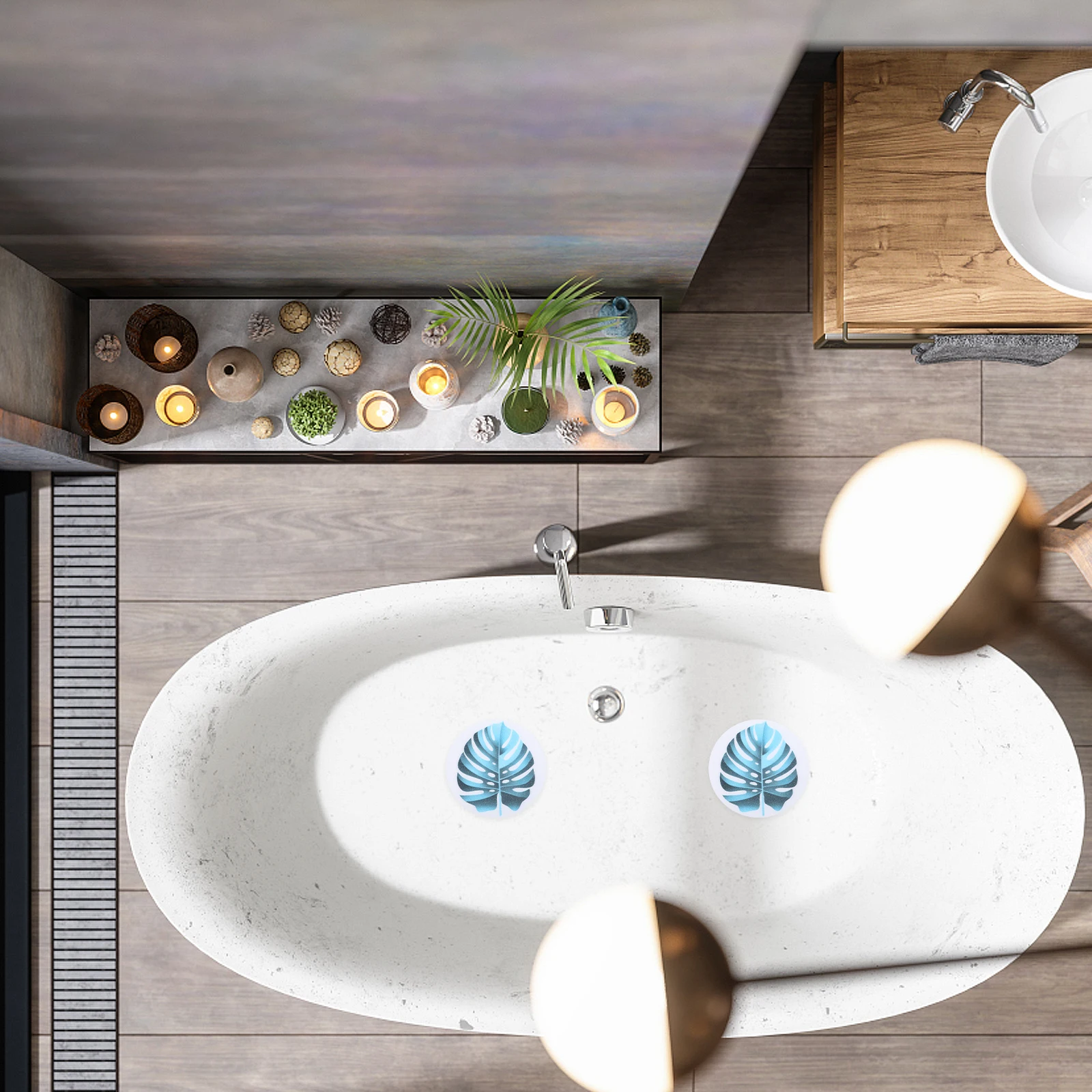 Non-slip Bath Tub Stickers PEVA Material Blue Color Grip Decals for Kids Safety Bathtub Leaf Patterns Anti Slipping Stickers
Non-slip Bath Tub Stickers PEVA Material Blue Color Grip Decals for Kids Safety Bathtub Leaf Patterns Anti Slipping Stickers