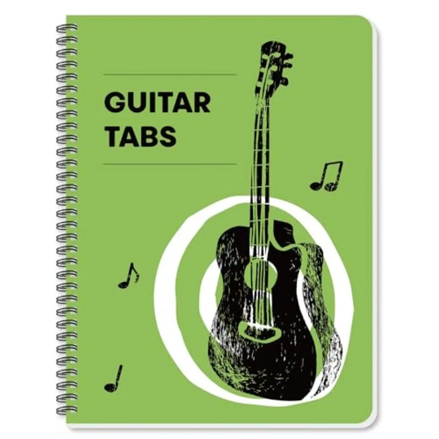 Guitar Tablature Notebook Blank Music Tabs Journal for Composition Songwriting and Recording of Yous Song Paperback 11.2 X 8.3i
Guitar Tablature Notebook Blank Music Tabs Journal for Composition Songwriting and Recording of Yous Song Paperback 11.2 X 8.3i