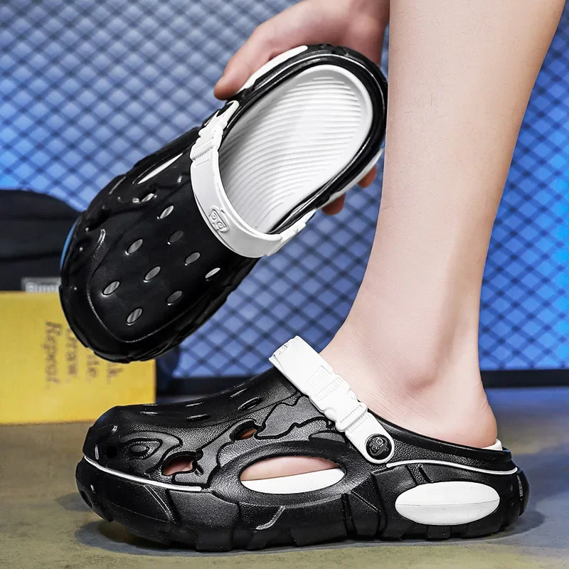 Summer Men's Thick-Soled Non-Slip Breathable Toe-Cap Sandals Casual Beach Slippers Plus Size Multicolor Men Shoes
Summer Men's Thick-Soled Non-Slip Breathable Toe-Cap Sandals Casual Beach Slippers Plus Size Multicolor Men Shoes