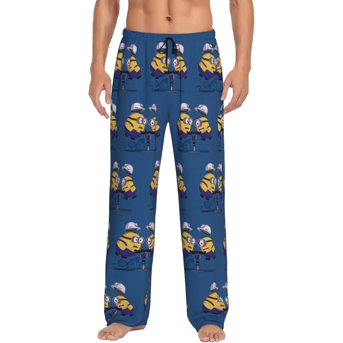 Мужские пижамные штаны M-Minions на заказ, желтые капсульные штаны для сна с завязками для сна и карманами
Мужские пижамные штаны M-Minions на заказ, желтые капсульные штаны для сна с завязками для сна и карманами