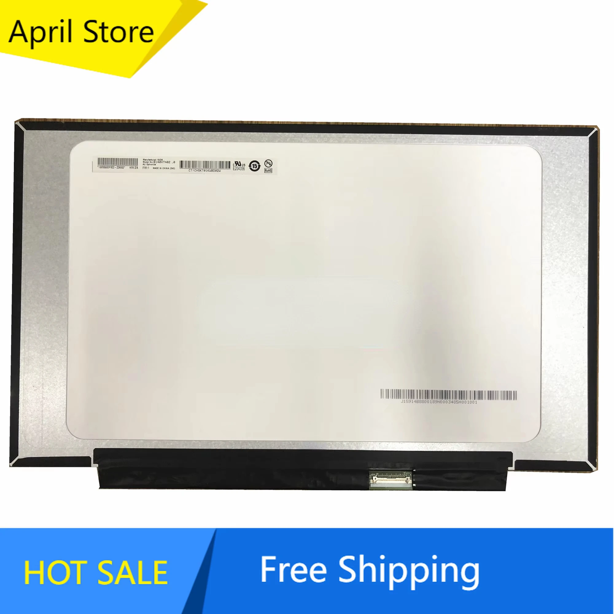 B140HTN02.0 fit N140HCA-EBA EBC B140HAN04.3 NT140FHM-N44 N43 14.0'' Laptop LCD Screen Display Replacement
B140HTN02.0 fit N140HCA-EBA EBC B140HAN04.3 NT140FHM-N44 N43 14.0'' Laptop LCD Screen Display Replacement