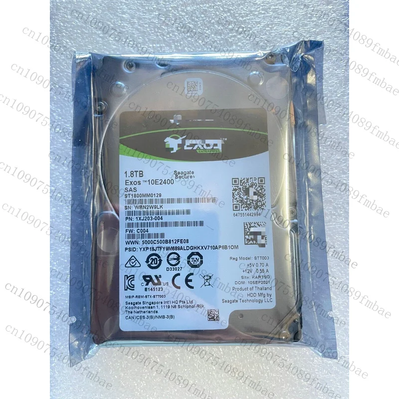 95%New 100% Original ST1800MM0129 For SEAGATE 1.8TB 12Gbs 10K.9 2.5'' SAS Hard Drive
95%New 100% Original ST1800MM0129 For SEAGATE 1.8TB 12Gbs 10K.9 2.5'' SAS Hard Drive