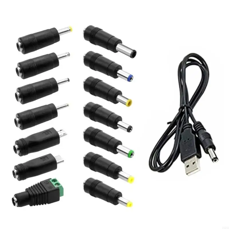 T5EA USB -DC5V Power Cable с 14 адаптерными заглушками 5.5x21.mm Женская для камеры луны и мини -вентилятор
T5EA USB -DC5V Power Cable с 14 адаптерными заглушками 5.5x21.mm Женская для камеры луны и мини -вентилятор