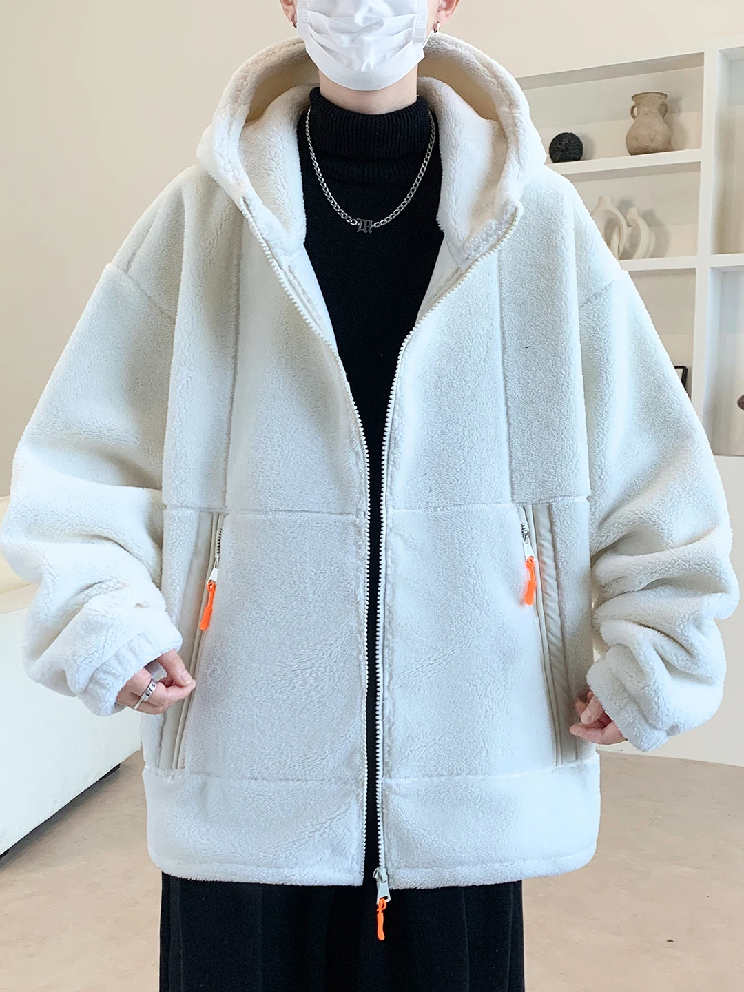 Мужская двусторонняя хлопковая куртка с капюшоном из овечьей шерсти, утепленная, с длинными рукавами, повседневная, теплая, для зимы
Мужская двусторонняя хлопковая куртка с капюшоном из овечьей шерсти, утепленная, с длинными рукавами, повседневная, теплая, для зимы