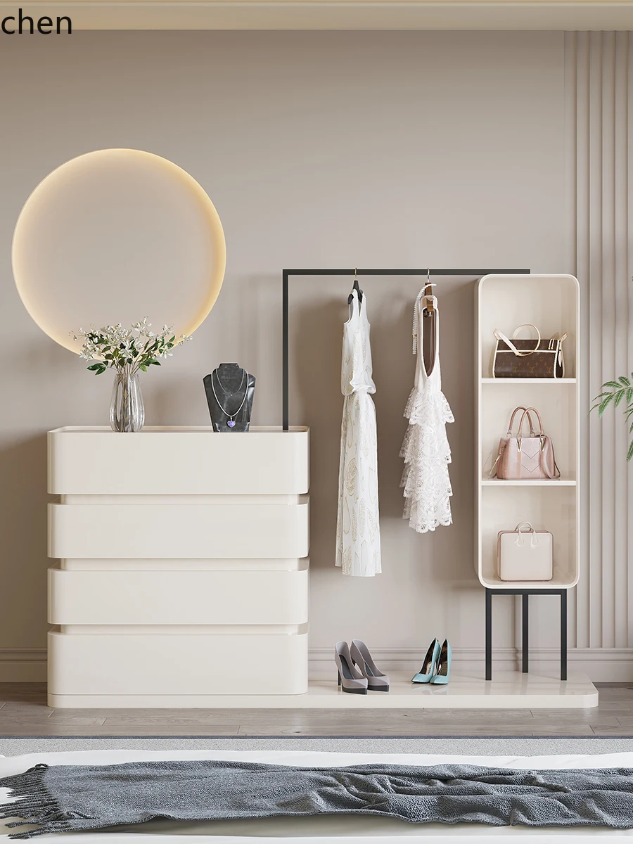 YXY dresser coat rack integrated solid wood chest storage bedside cabinet floor hanger
YXY dresser coat rack integrated solid wood chest storage bedside cabinet floor hanger