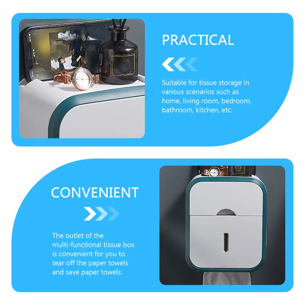 Punch Box PP Material Waterproof Easy Use Home Kitchen Bathroom Storage Rack Sundries Stand Toilet Paper Holder Roll
Punch Box PP Material Waterproof Easy Use Home Kitchen Bathroom Storage Rack Sundries Stand Toilet Paper Holder Roll