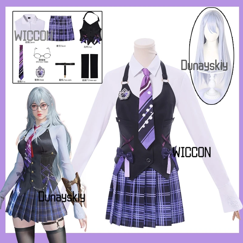 Tarka Ji Cosplay Game Naraka: Bladepoint Costume Girl JK School Uniform Skirt Top Wig Suit Halloween Party Outfit for Woman
Tarka Ji Cosplay Game Naraka: Bladepoint Costume Girl JK School Uniform Skirt Top Wig Suit Halloween Party Outfit for Woman