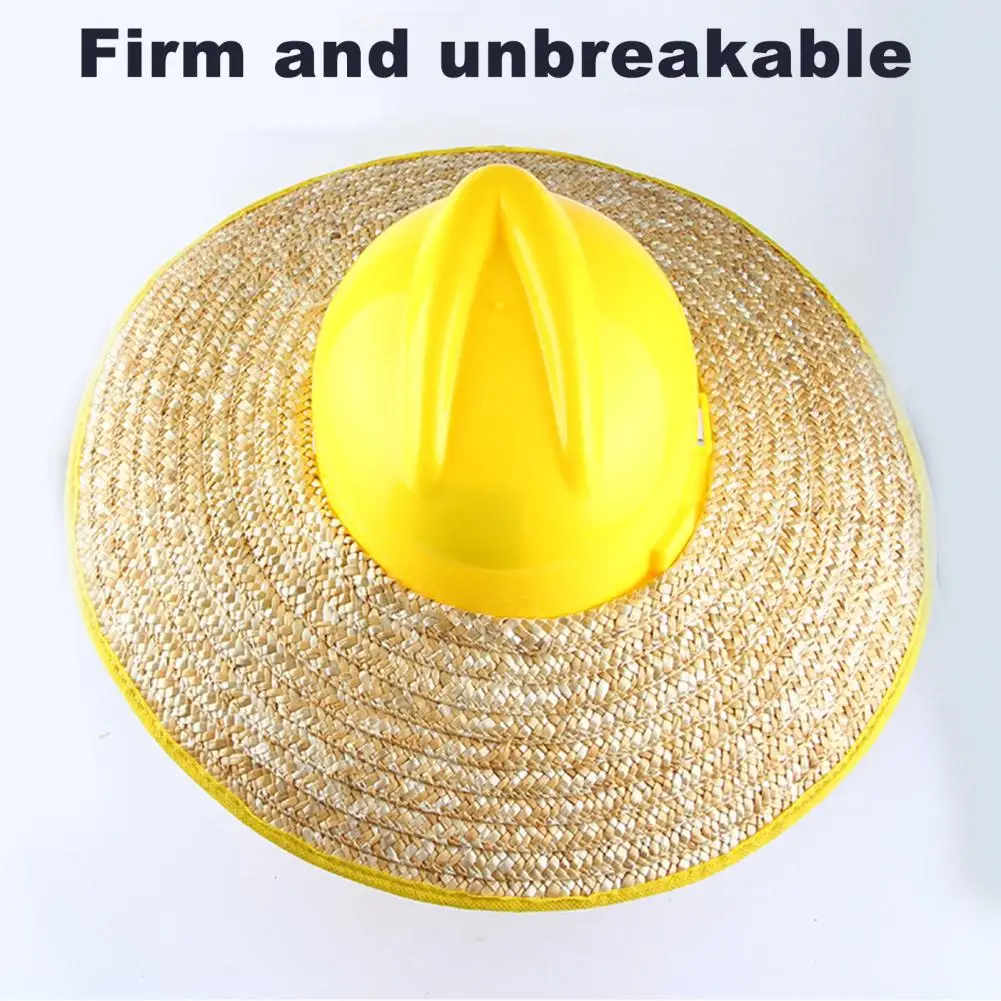 Hard Hat Sun Protection Sun Shade Visor for Construction Workers Universal Full Brim Safety Hat with Straw for Outdoor for Men
Hard Hat Sun Protection Sun Shade Visor for Construction Workers Universal Full Brim Safety Hat with Straw for Outdoor for Men