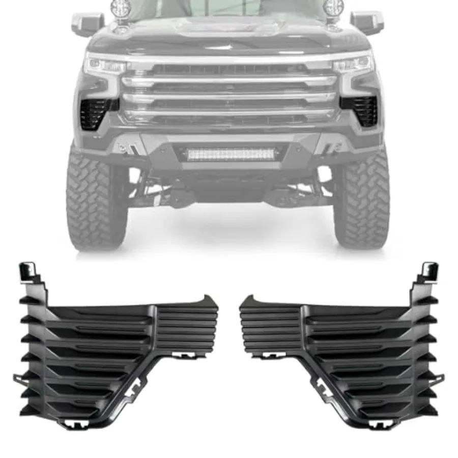Left and Right Bumper Cover Air Duct Compatible with 2022 2023 2024 2025 Chevrolet Silverado 1500, Replace # 85594105 85594106
Left and Right Bumper Cover Air Duct Compatible with 2022 2023 2024 2025 Chevrolet Silverado 1500, Replace # 85594105 85594106