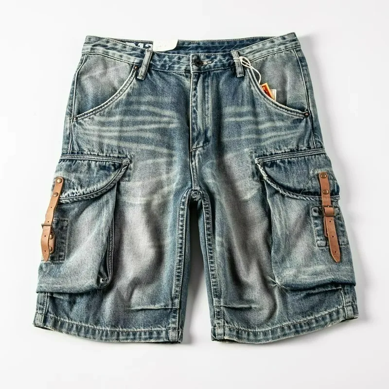 2026 Men's Denim Shorts Work Pants With Three-dimensional Pockets for Spring and Summer Quarter Length Pants
2026 Men's Denim Shorts Work Pants With Three-dimensional Pockets for Spring and Summer Quarter Length Pants